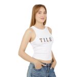 Makaziwe Racer Tank Top | Ndebele Woman Illustration - Image 3