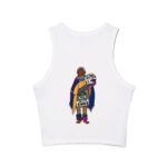 Makaziwe Racer Tank Top | Ndebele Woman Illustration - Image 2