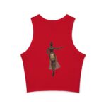 Makaziwe Racer Tank Top | Ndebele Woman Illustration - Image 14