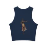 Makaziwe Racer Tank Top | Ndebele Woman Illustration - Image 10