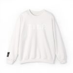 TILÉ Monogram sweatshirt | black crewneck