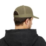 TILÉ Unisex Embroidered trucker cap | mesh snapback hat - Image 8