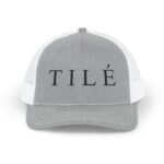 TILÉ Unisex Embroidered trucker cap | mesh snapback hat