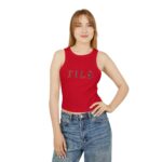 Makaziwe Racer Tank Top | Ndebele Woman Illustration - Image 16