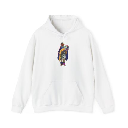 Ziwe Cultural Hoodie | Colorful Ndebele Patterned TILÉ Logo, Back An Mkhozi (African Woman) Character