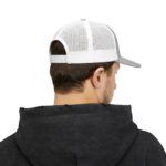 TILÉ Unisex Embroidered trucker cap | mesh snapback hat - Image 4